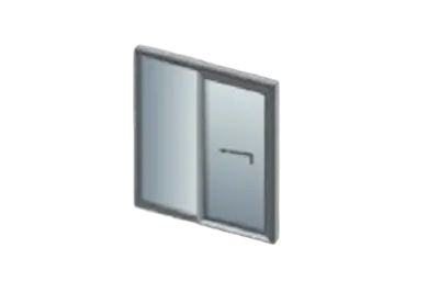 2 pane sliding door