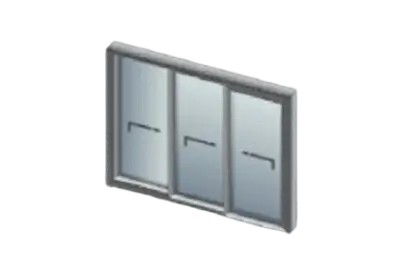 3 Pane - any door can slide